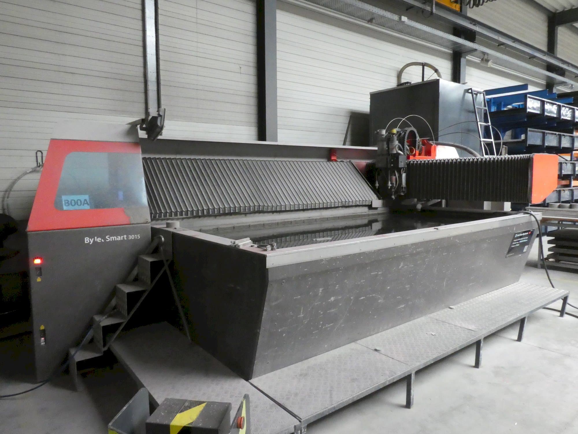 Front view of Bystronic ByJet Smart 3015 machine
