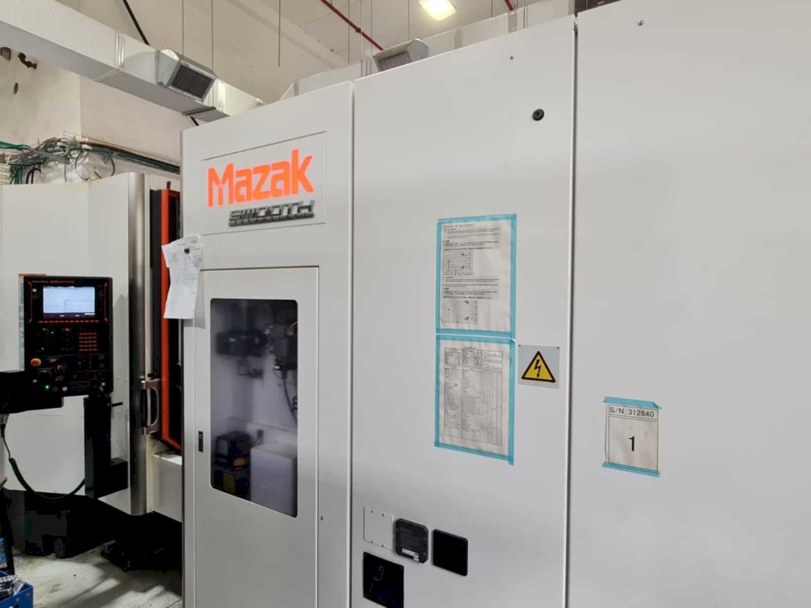Front view of Mazak HCH-4000 machine