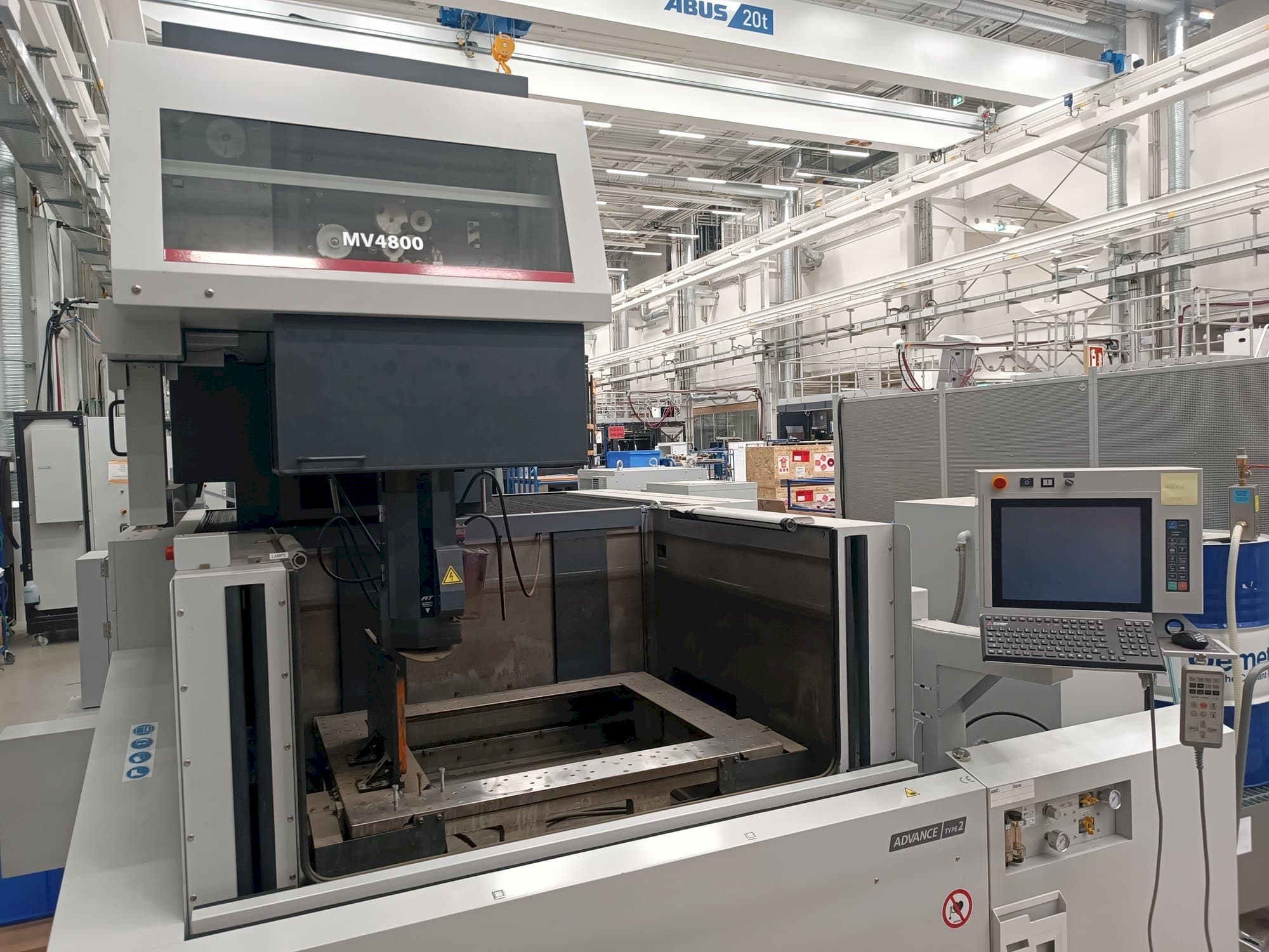 Front view of Mitsubishi MV4800 machine