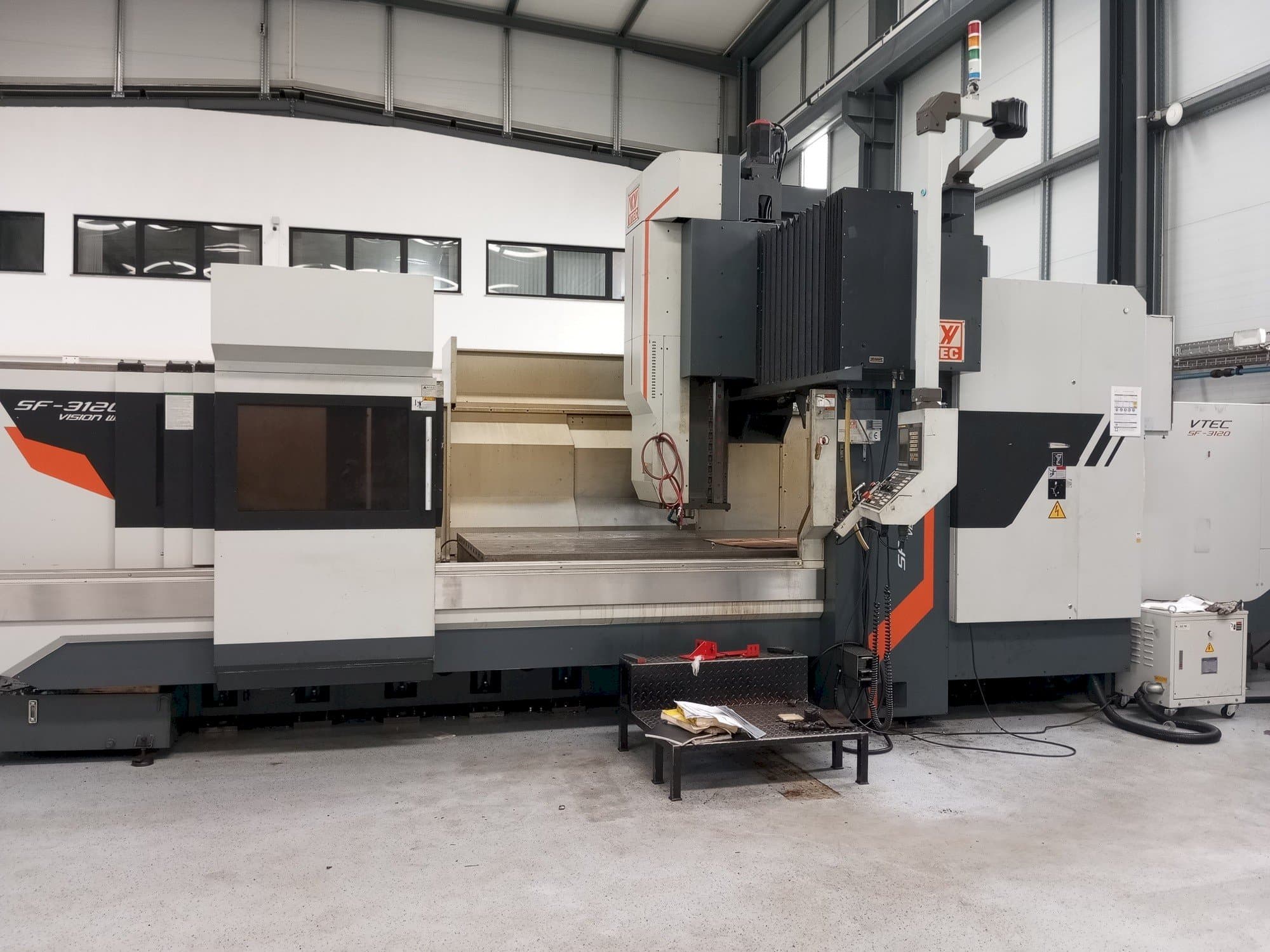 Front view of Vision Wide VTEC SF-3120 machine