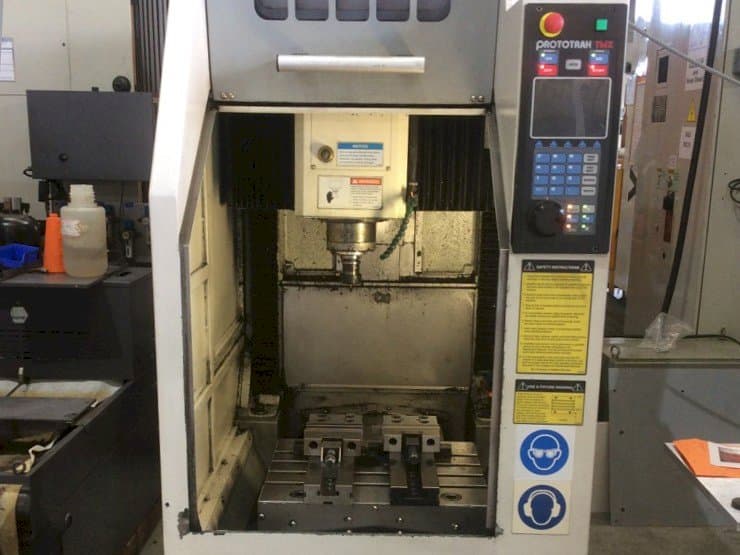 Front view of XYZ 2-OP machine