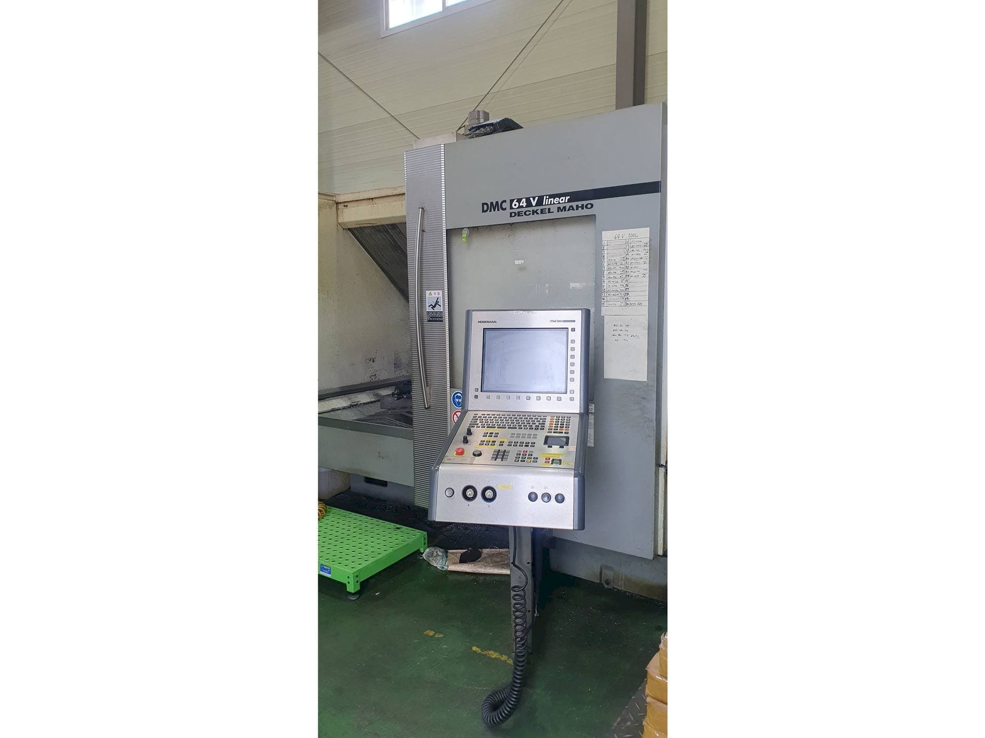 Front view of DECKEL MAHO DMC 64 V  machine