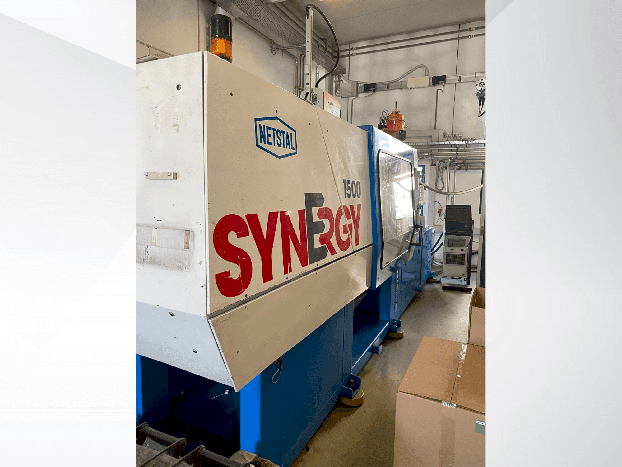 Front view of Netstal S-1500-900  machine