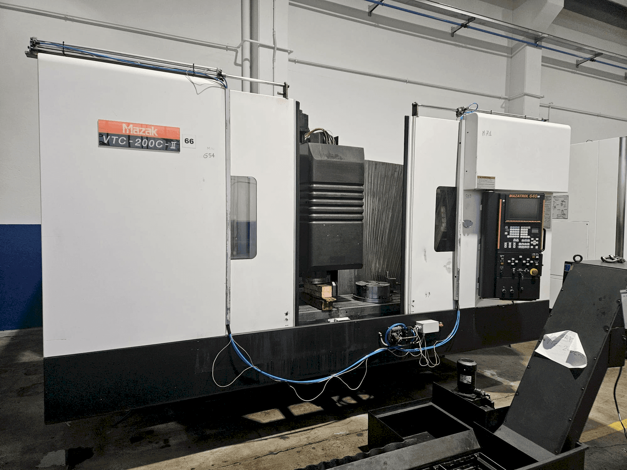 Front view of Mazak VTC 200 C II  machine