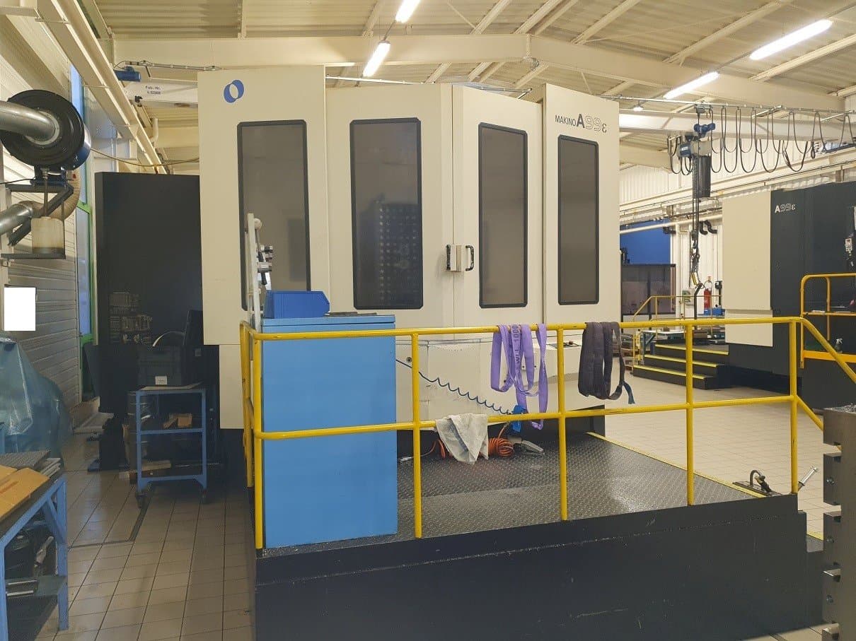 Front view of Makino A99 machine