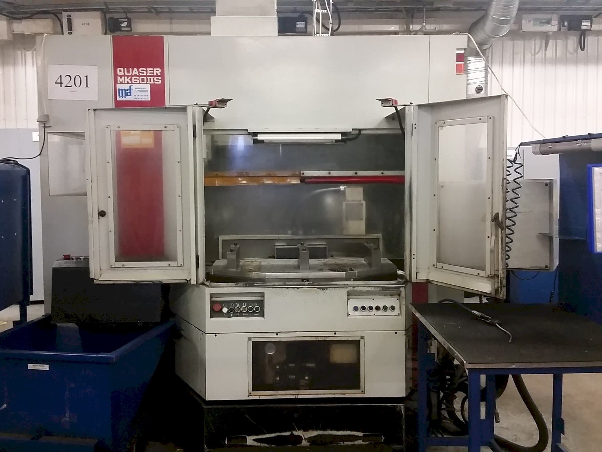 Front view of Quaser MK60 IIS  machine