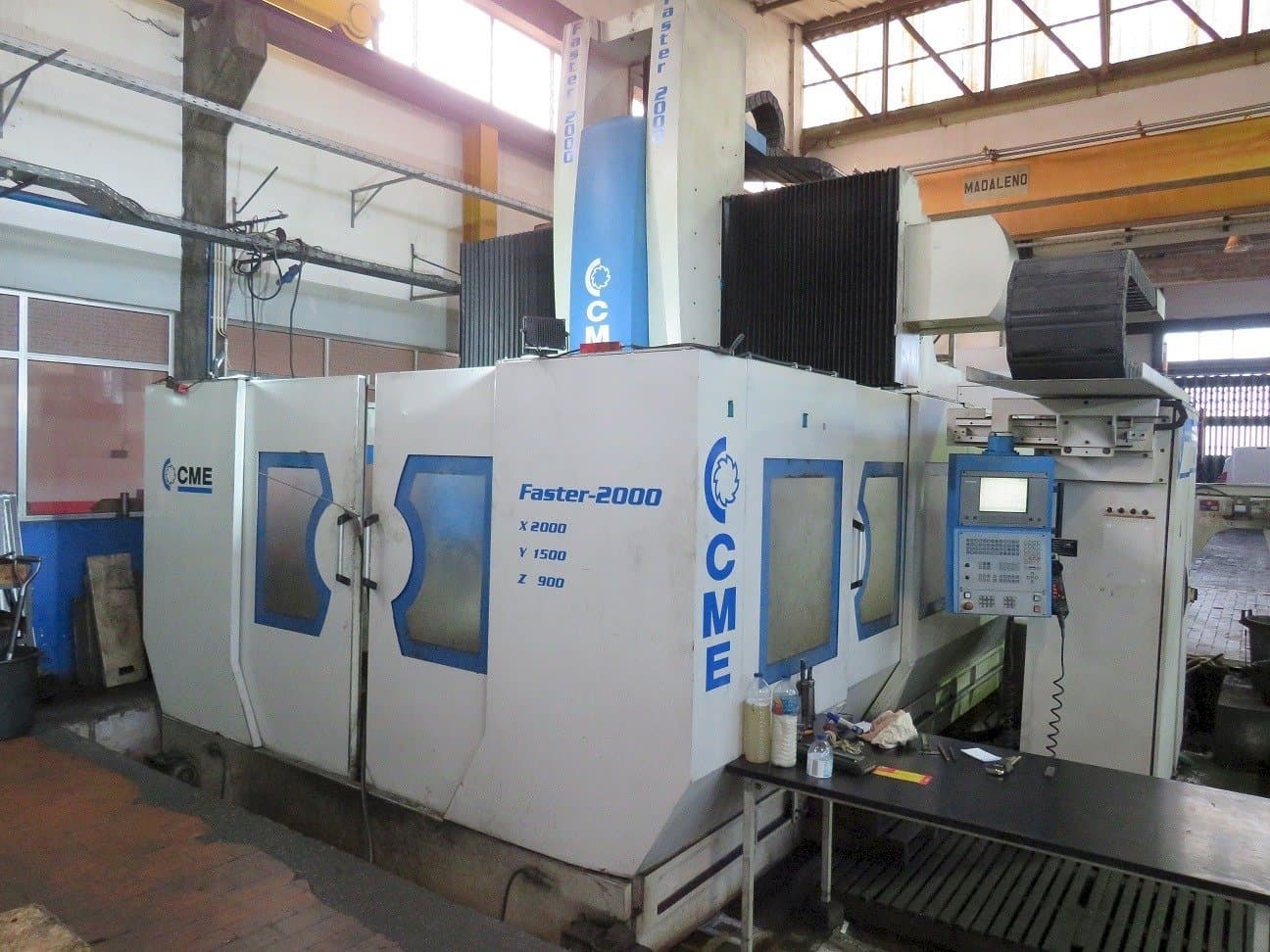 Front view of CME Faster 2000  machine