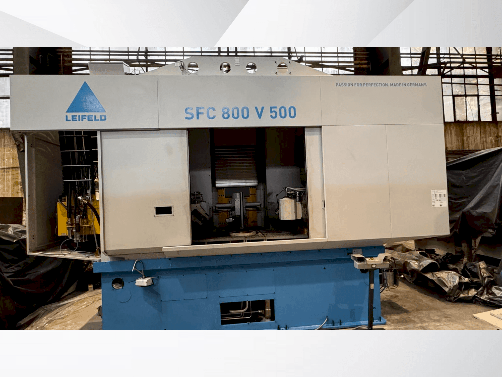 Front view of LEIFELD SFC 800 V 500  machine