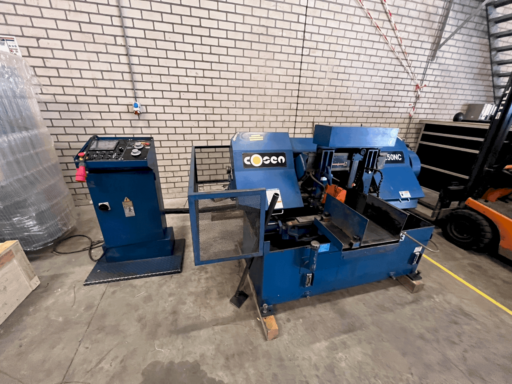 Front view of Cosen C-250NC  machine
