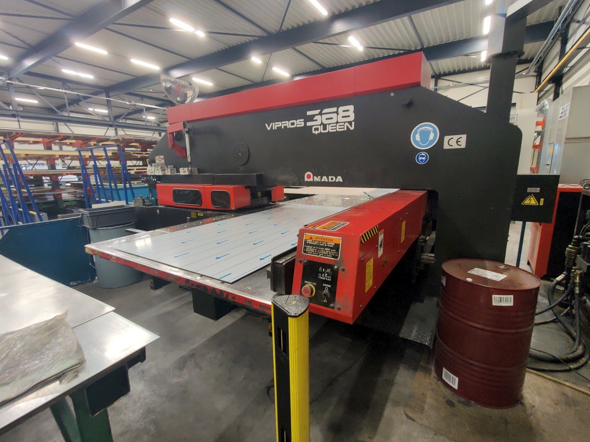 Front view of AMADA Vipros 357 Queen machine