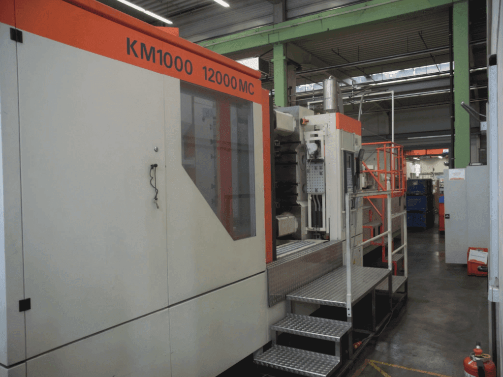 Front view of Krauss Maffei 1000-12000 MC machine