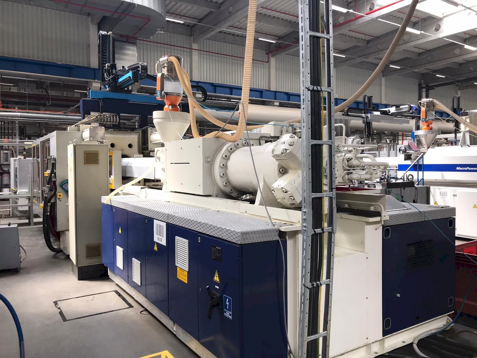 Front view of Krauss Maffei 800-8000 MC  machine