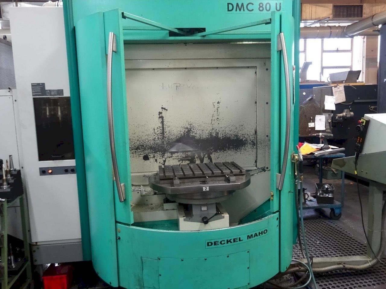 Front view of DECKEL Maho DMC 80 U machine