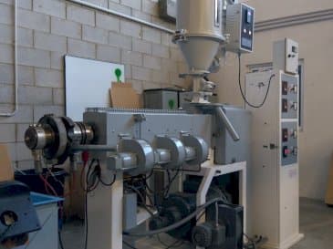Left side view of Mateu & Solé EX 38 machine