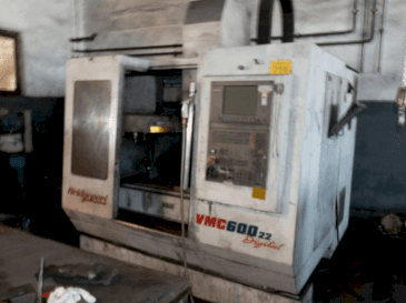 Front view of Bridgeport CMV600 22 digital machine