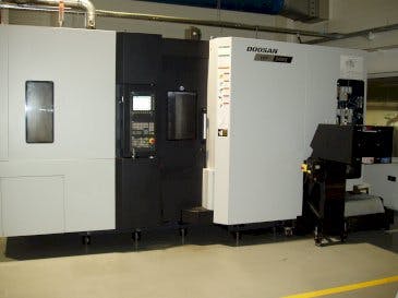 Front view of Doosan HP 5100 II  machine