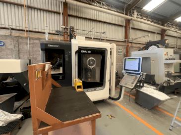 Front view of DMG MORI DMU 50 machine