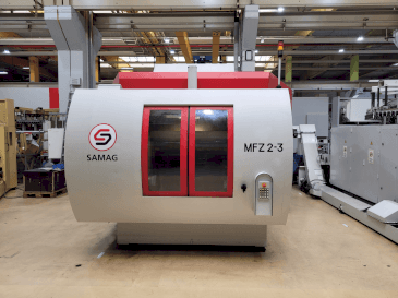 Front view of SAMAG MFZ 2-3 machine