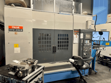 Front view of Mazak VTV-200B  machine