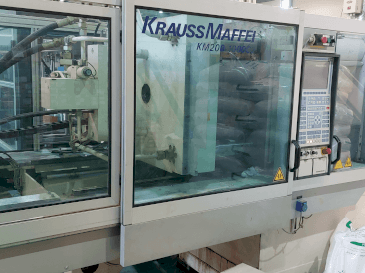 Front view of Krauss Maffei 200-1000 C2 machine