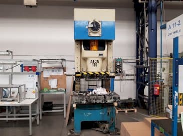 Front view of AIDA NC1-150 machine