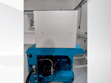 Front view of BOY 50 E machine