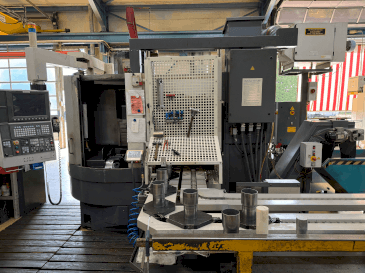 Front view of Okuma LVT 300-M  machine