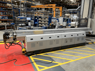 Front view of TRACTO-TECHNIK Tubotron 30 CNC machine