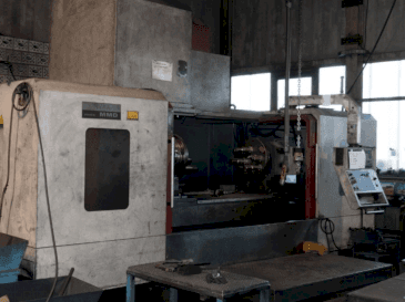 Front view of Akira Seiki MMD HV8A machine