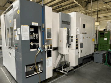 Front view of Okuma MB 5000H machine
