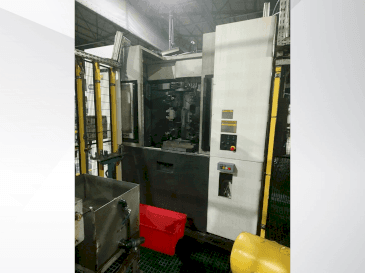 Front view of Okuma MB-5000H machine