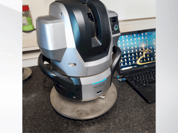 Front view of KEYENCE WM 3000 machine