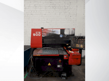Front view of AMADA CTS-900 machine