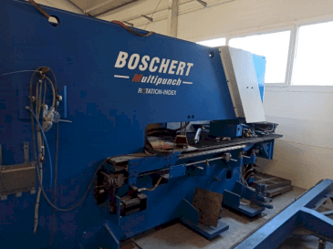 Front view of BOSCHERT MULTIPUNCH 1250 machine