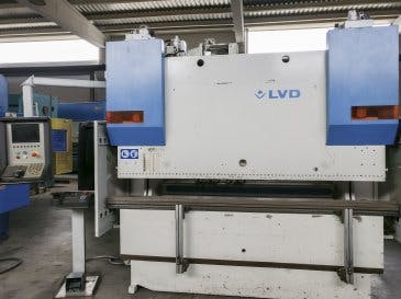 Front view of LVD PPEB 80/25 CAD-CNC Machine