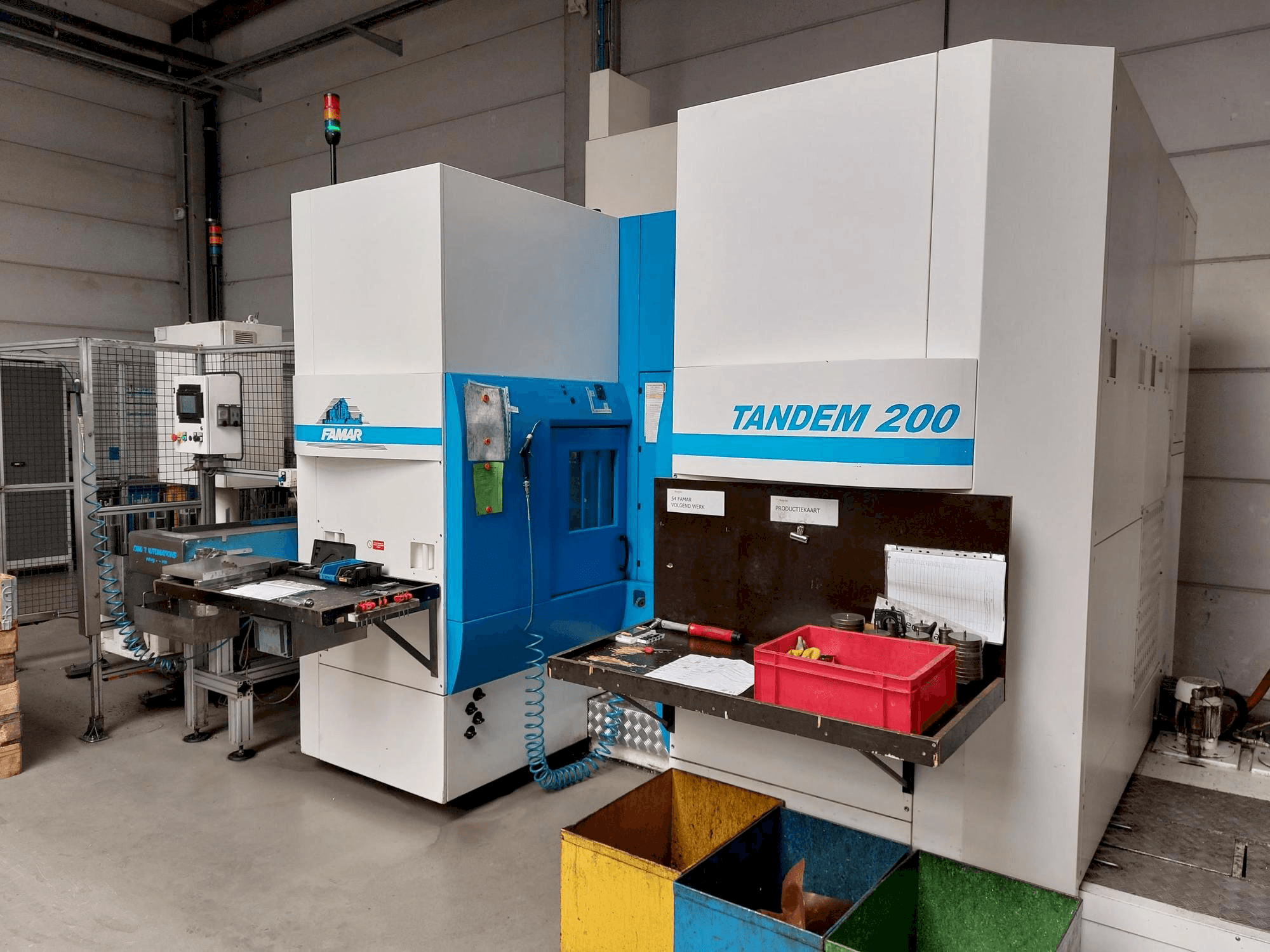 Front view of Famar Tandem 200 machine