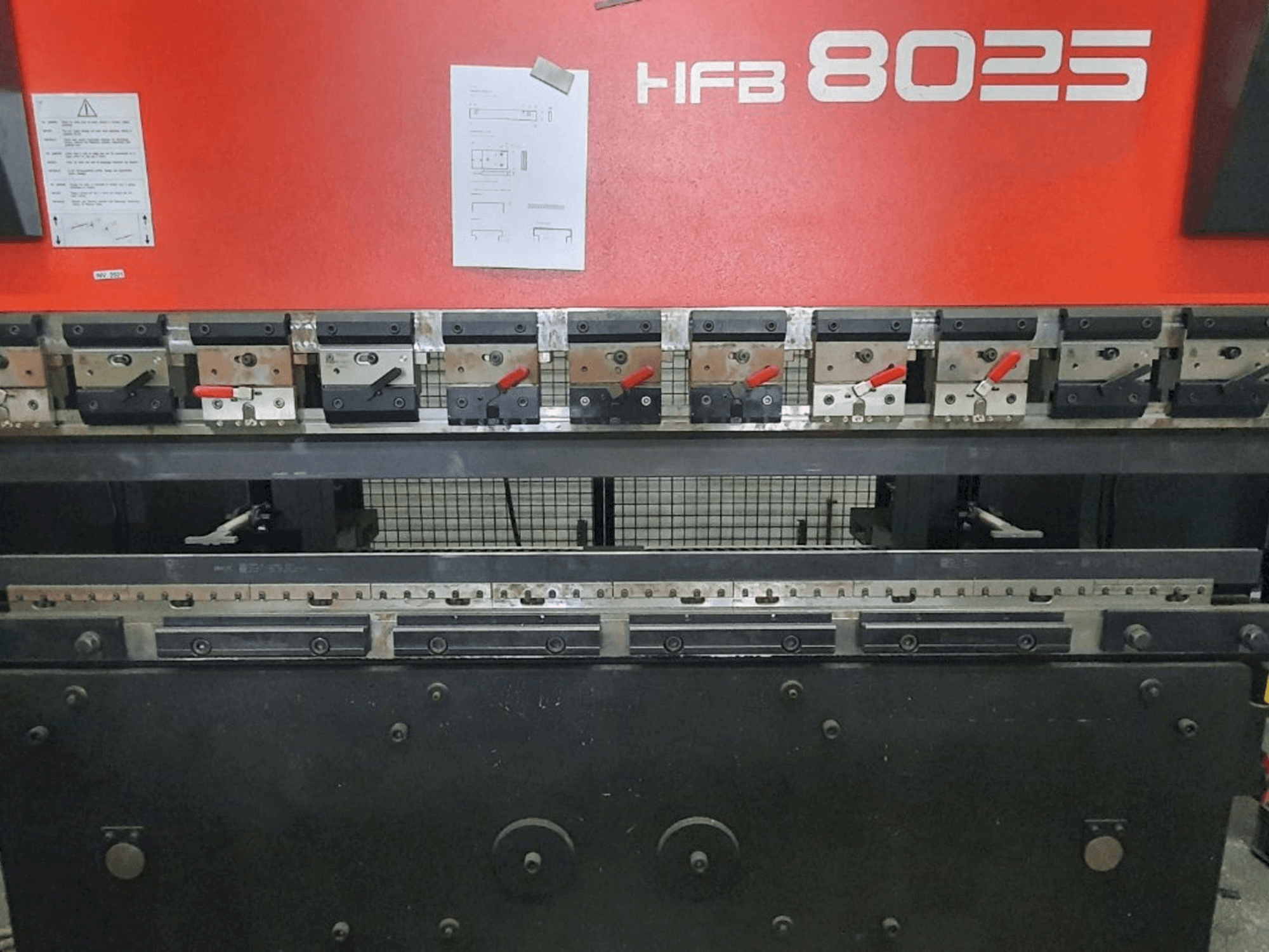 Front view of AMADA HFBO 80-25 machine
