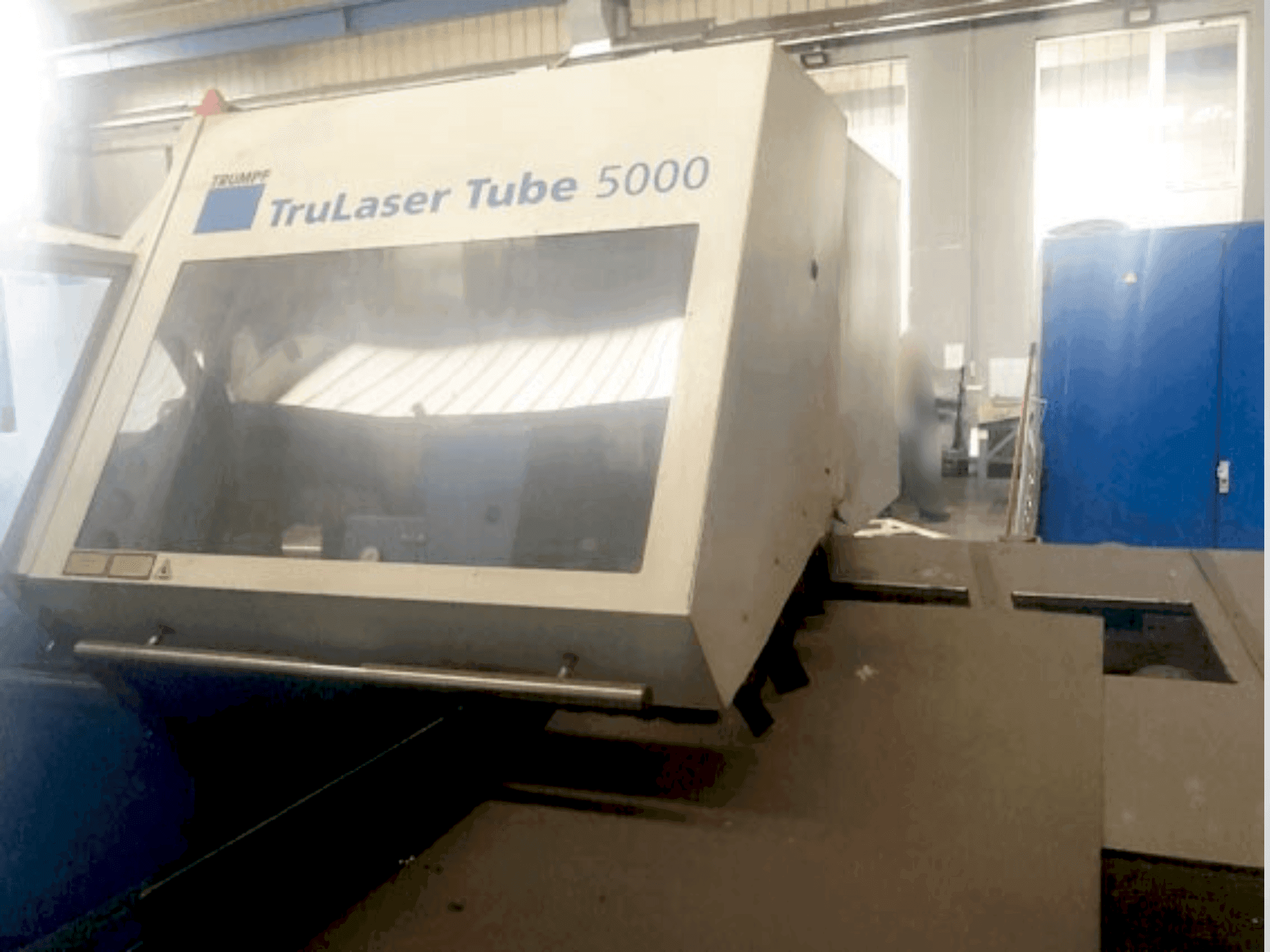 Front view of TRUMPF tru laser tube 5000 machine