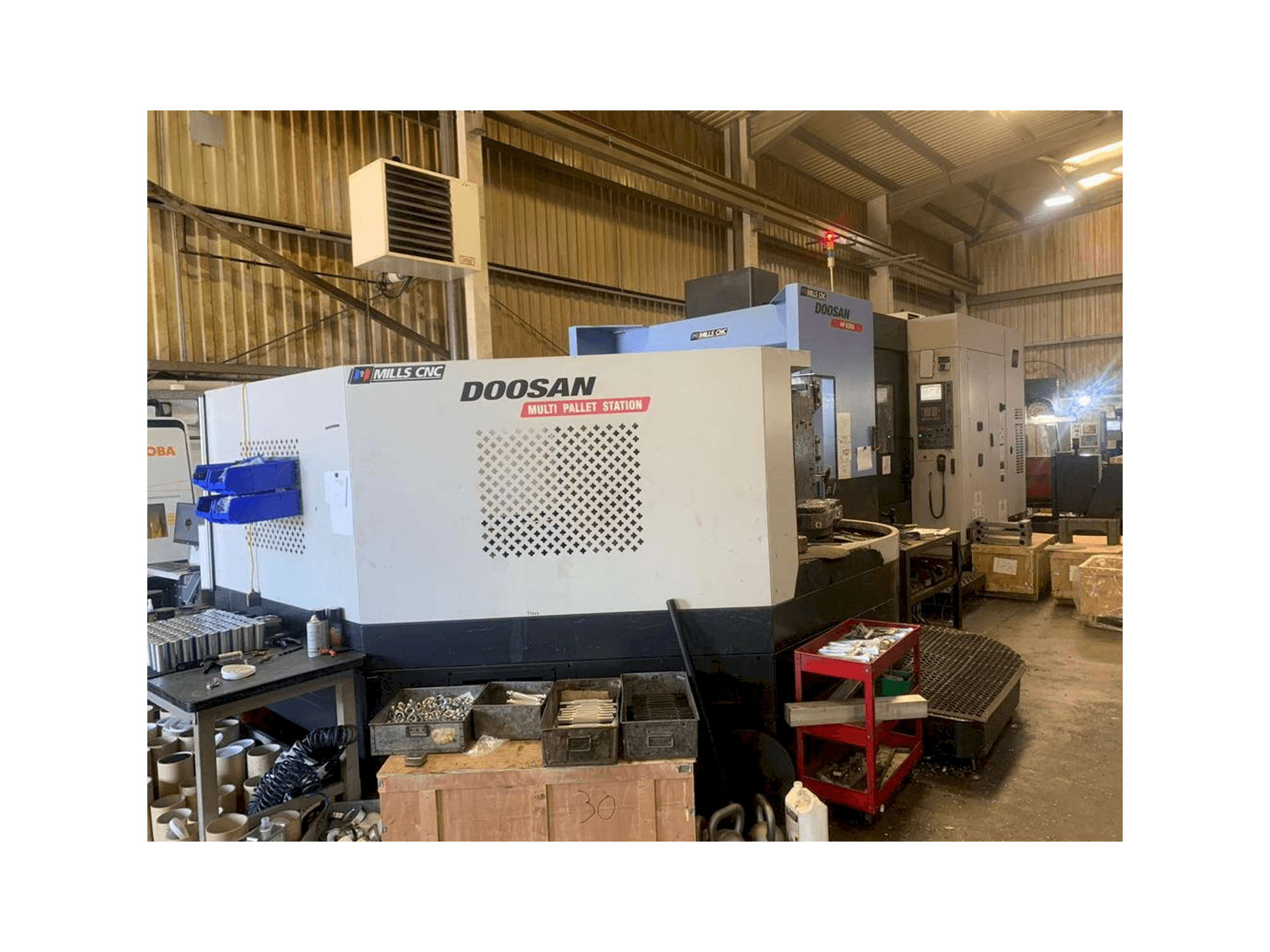 Front view of Doosan HP 6300 machine