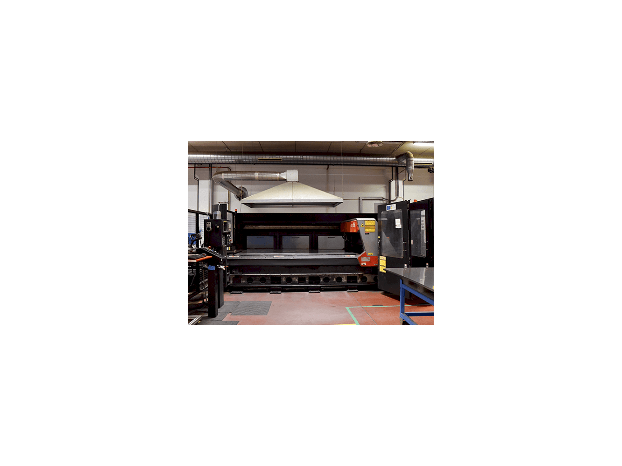 Front view of AMADA FO-3015 machine