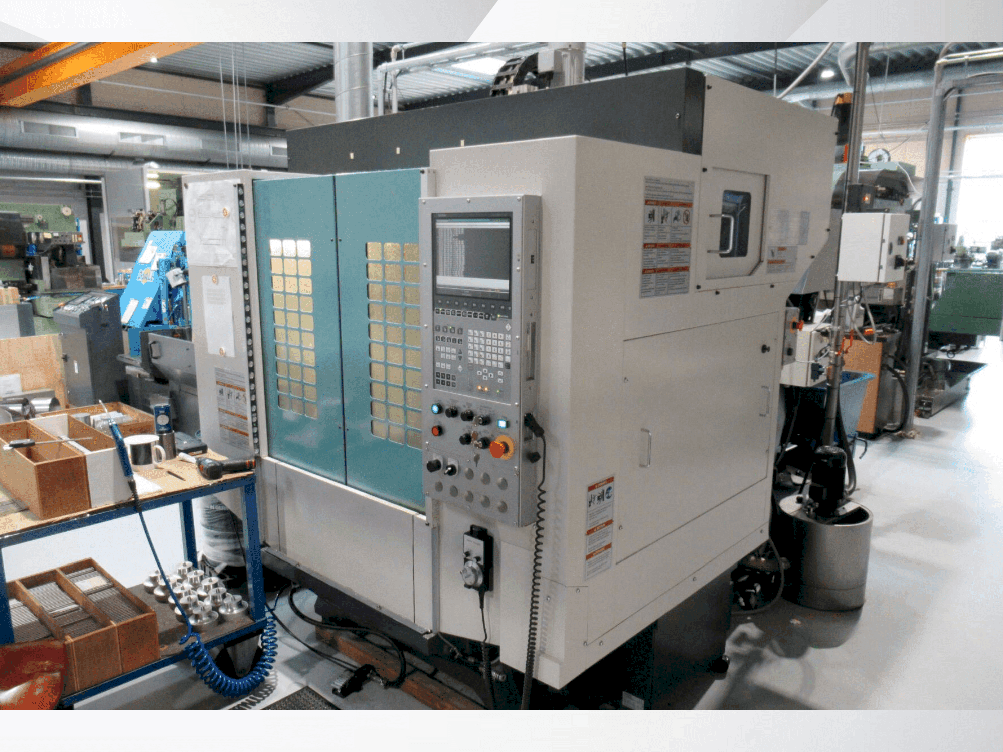 Front view of Brother TC-22B-O machine