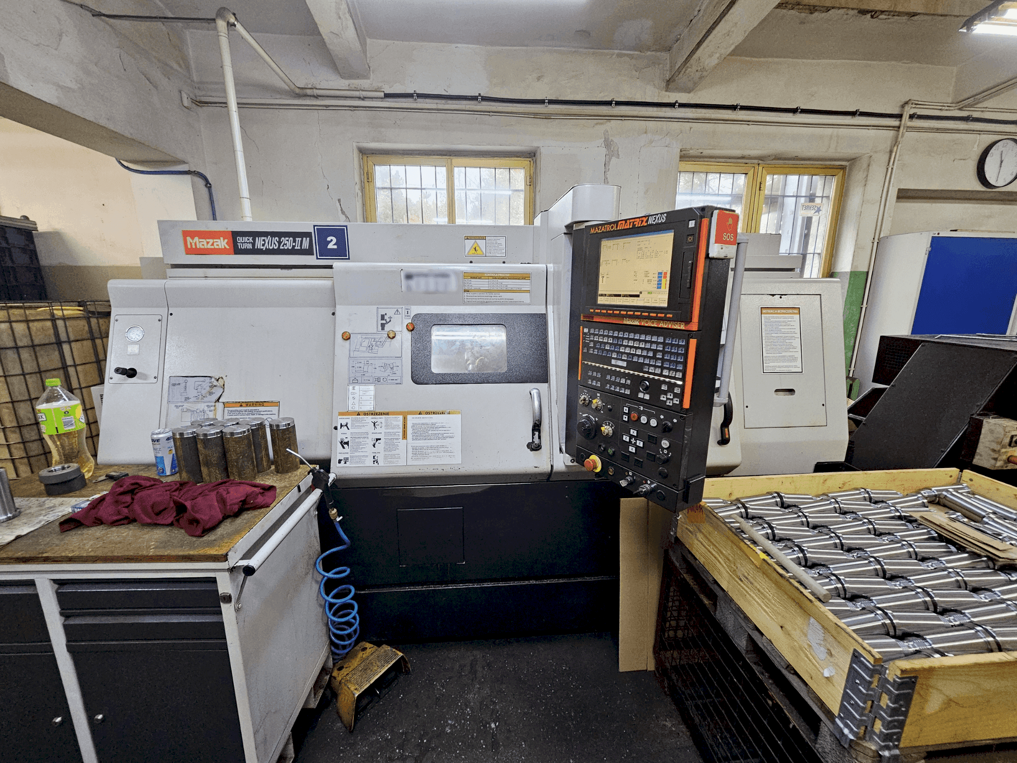 Front view of Mazak QUICKTURN NEXUS 250-II M machine
