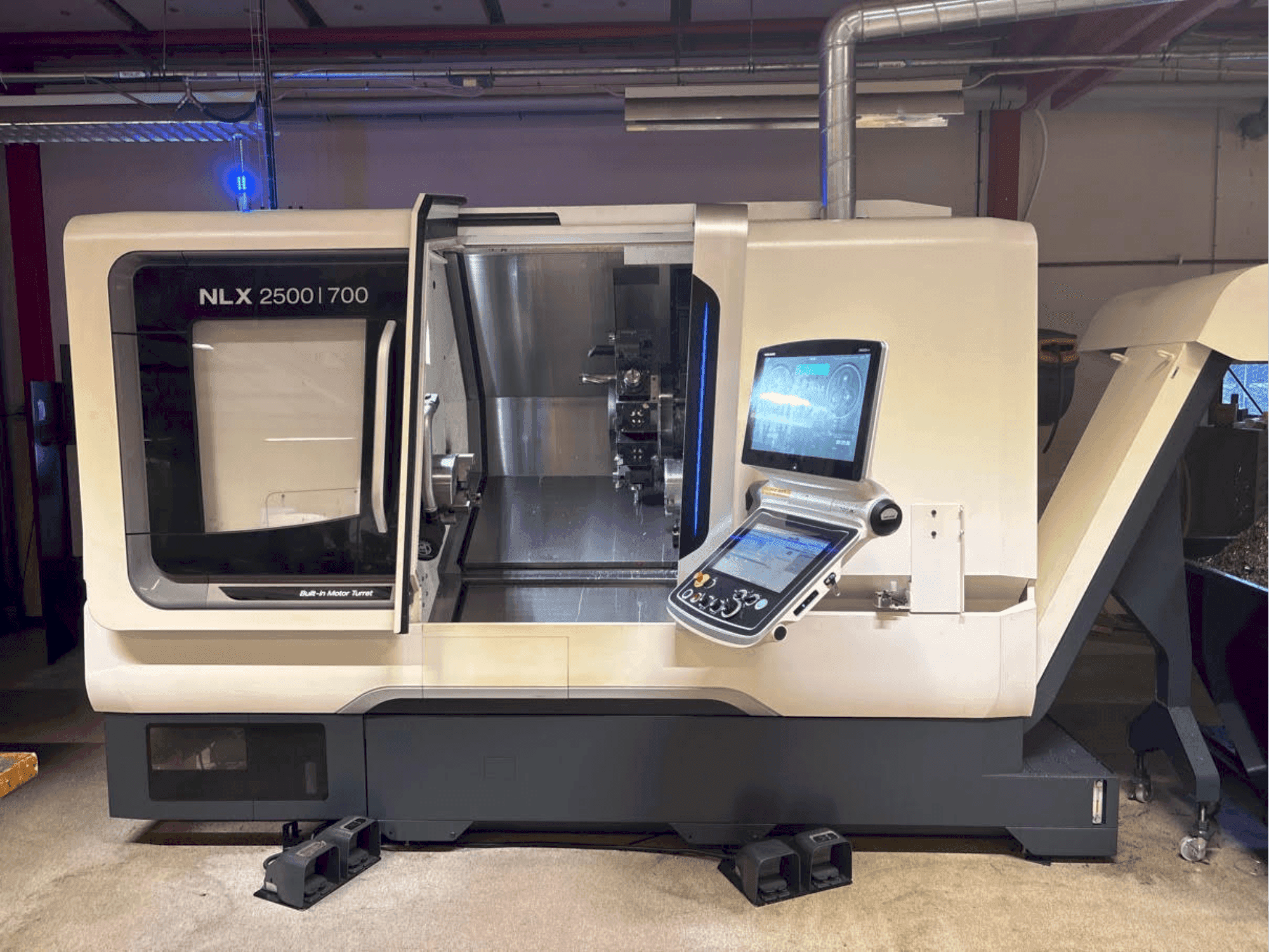 Front view of DMG MORI NLX 2500-700 SY machine