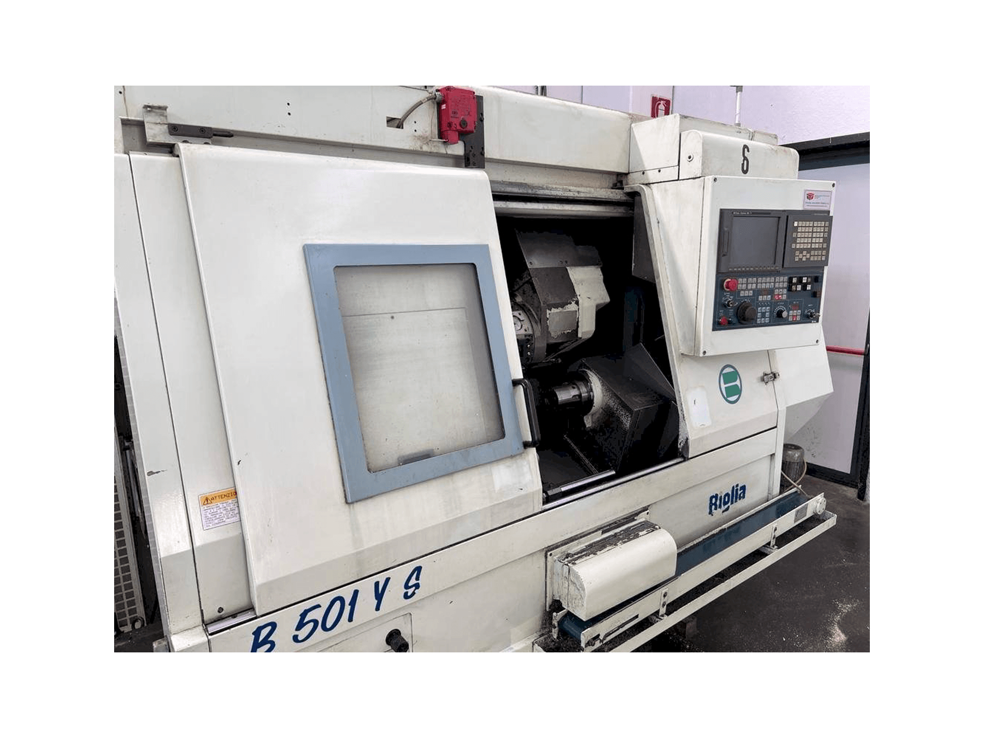 Front view of Biglia B501YS machine