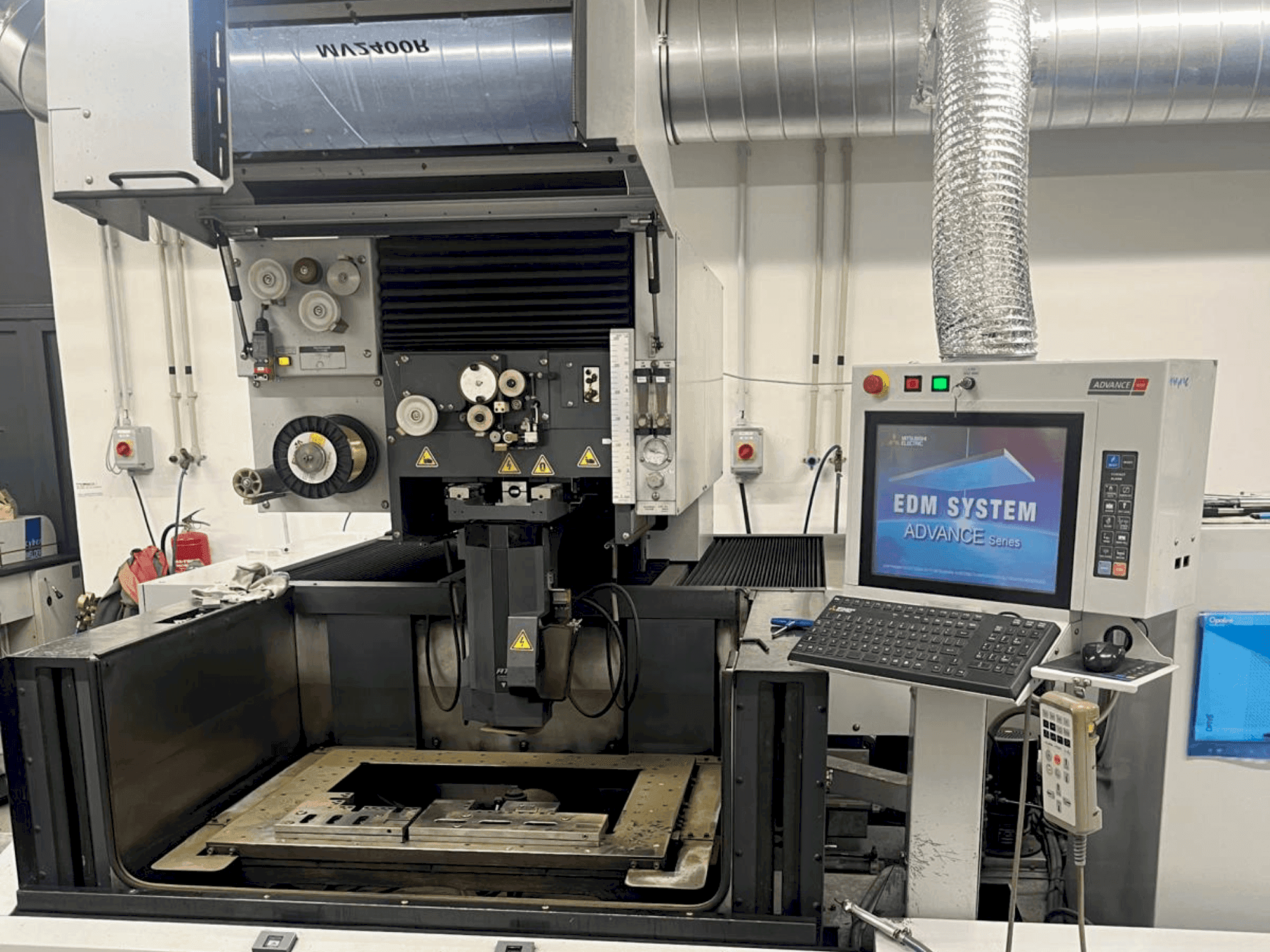 Front view of Mitsubishi MV2400 R machine