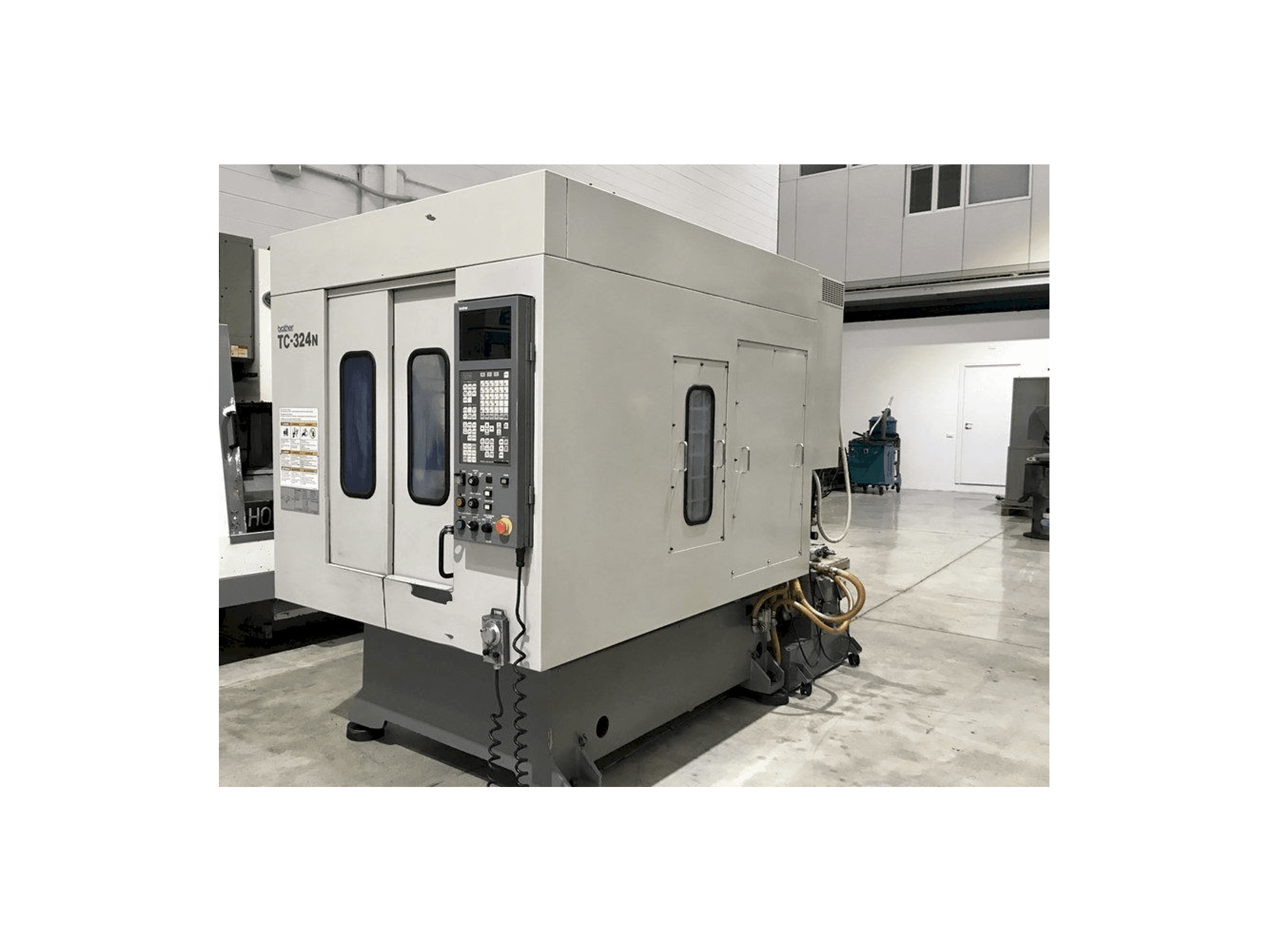 Front view of Brother TC 324N machine