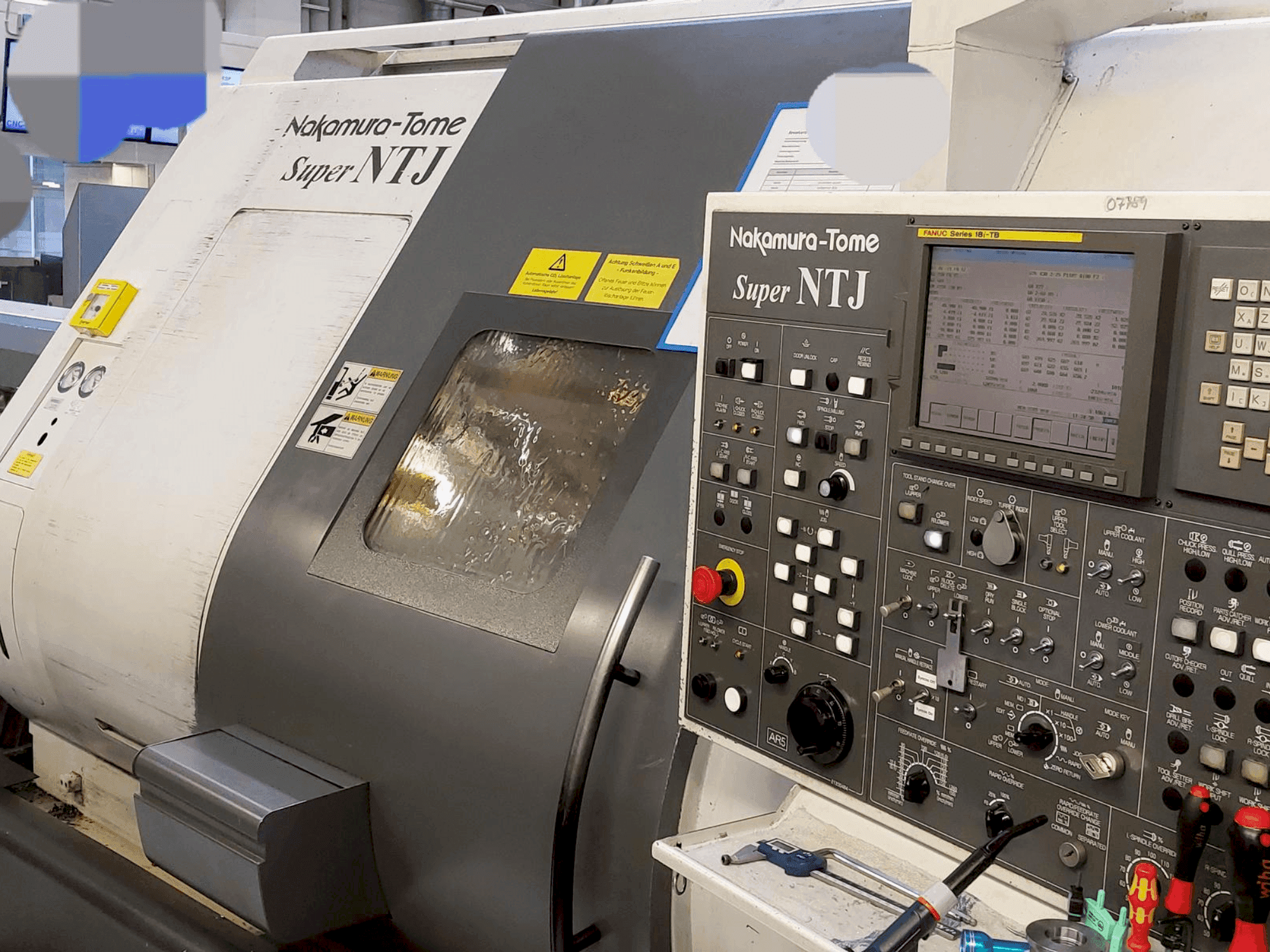 Front view of NAKAMURA Super NTJ (2006) machine