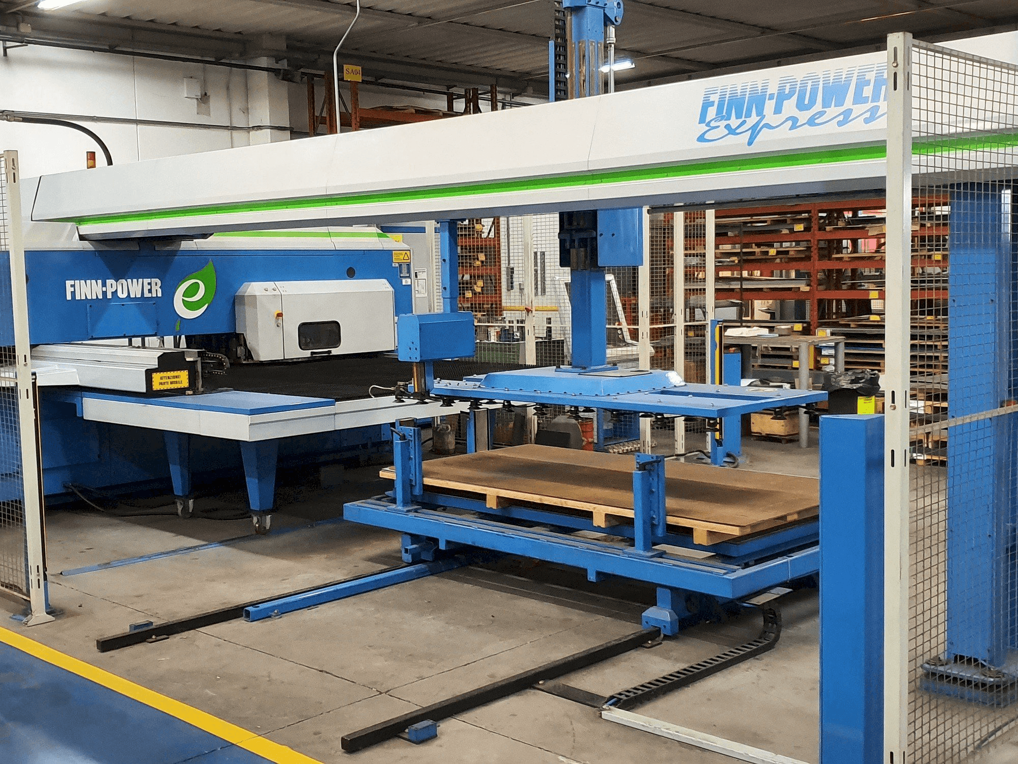 Front view of Finn-Power E5 U machine