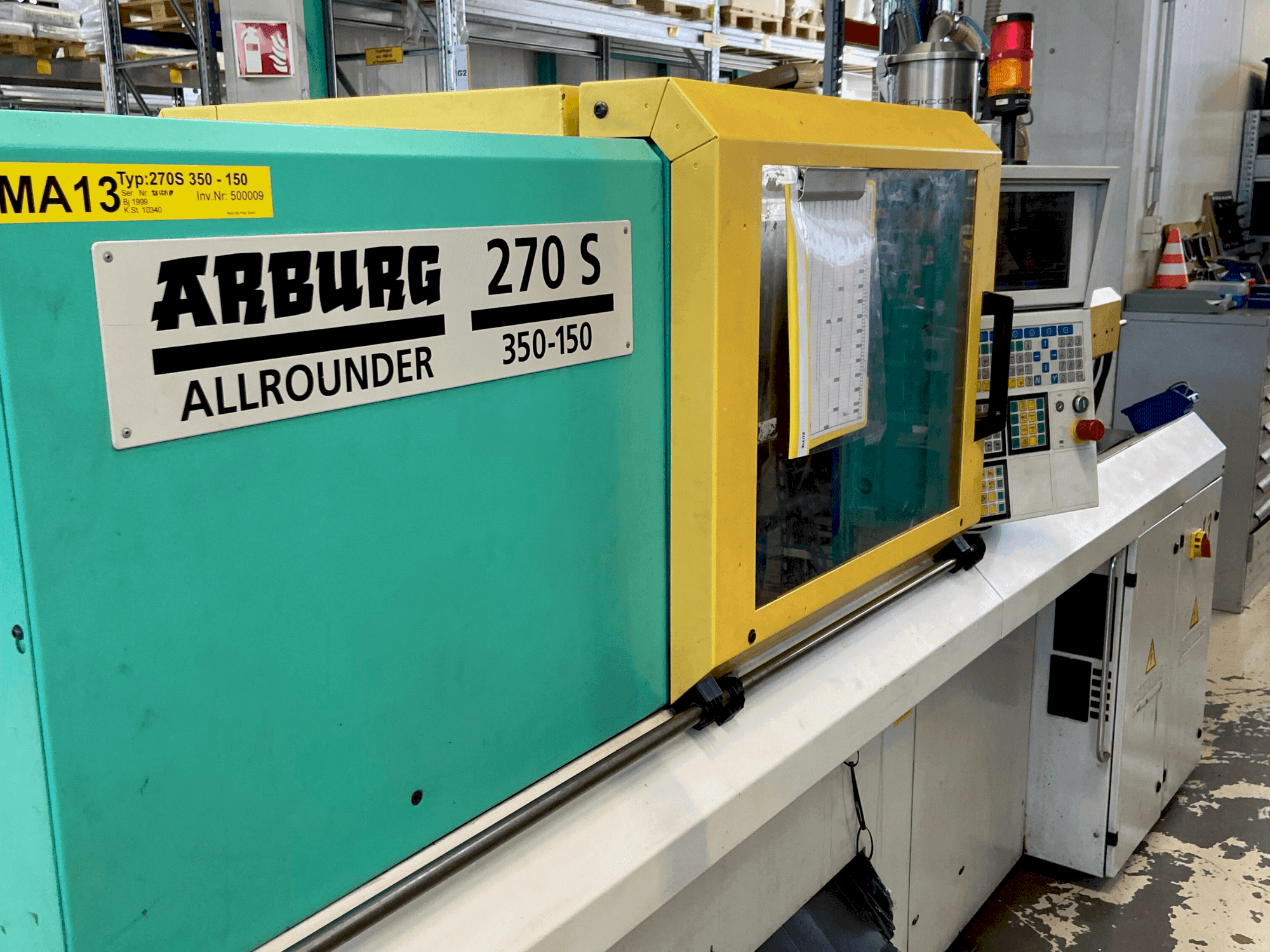 Front view of Arburg Allrounder 270 S 250-60 machine