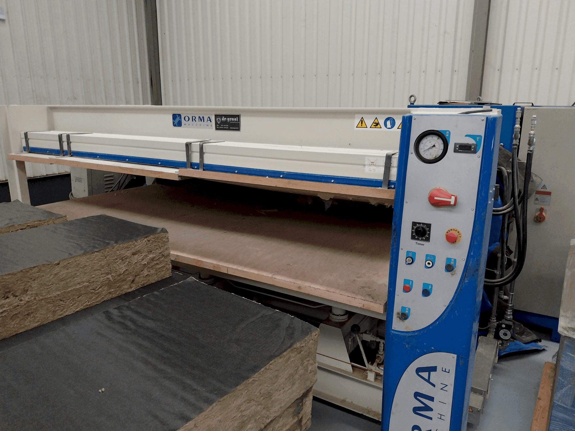 Front view of ORMA C/6 30/13 AS-BA (2009) machine